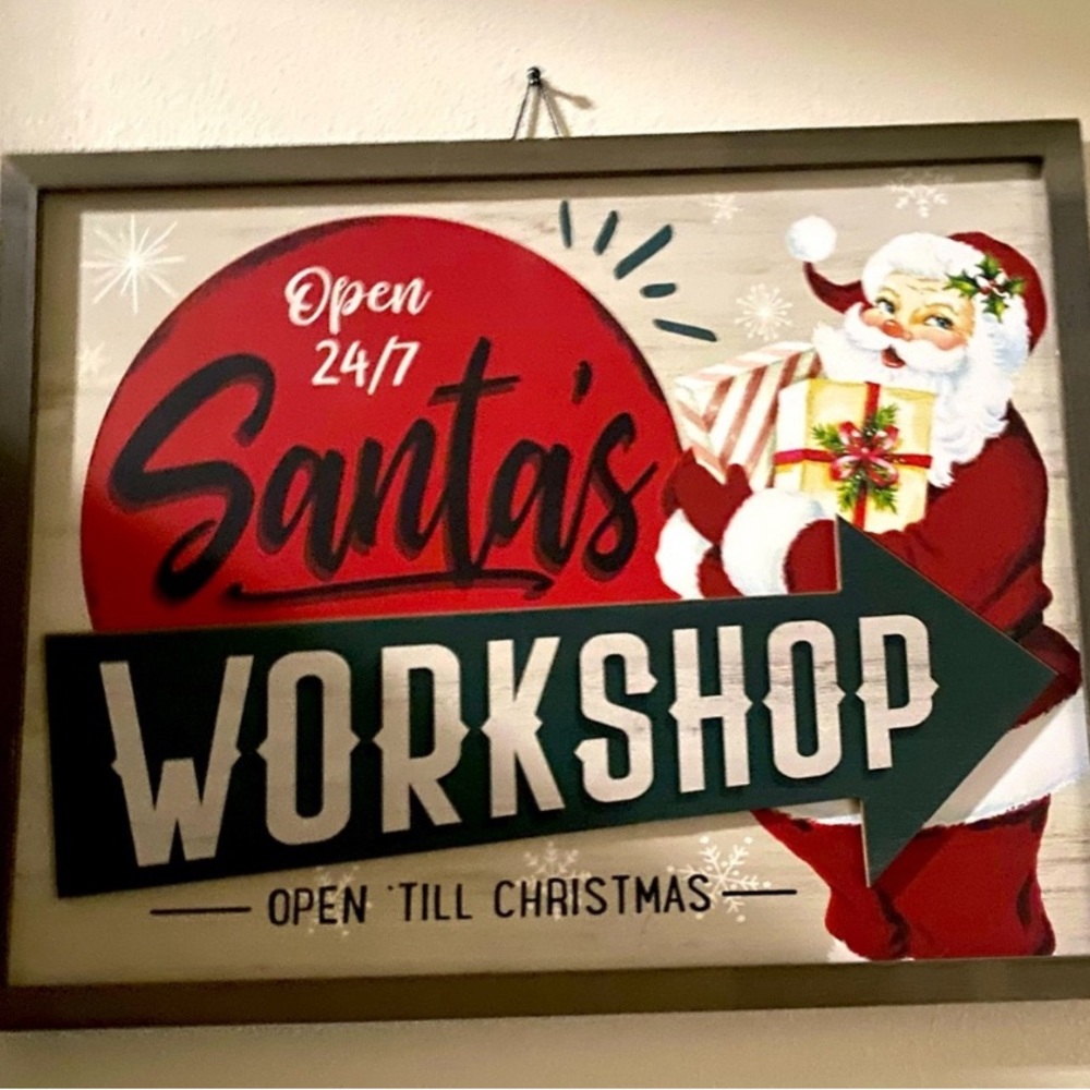 Santa sign for sale